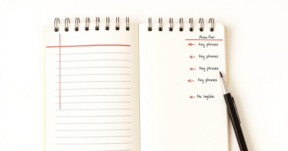 Illustration for How to Take Notes During the Semester That Are Actually Useful at Revision Time